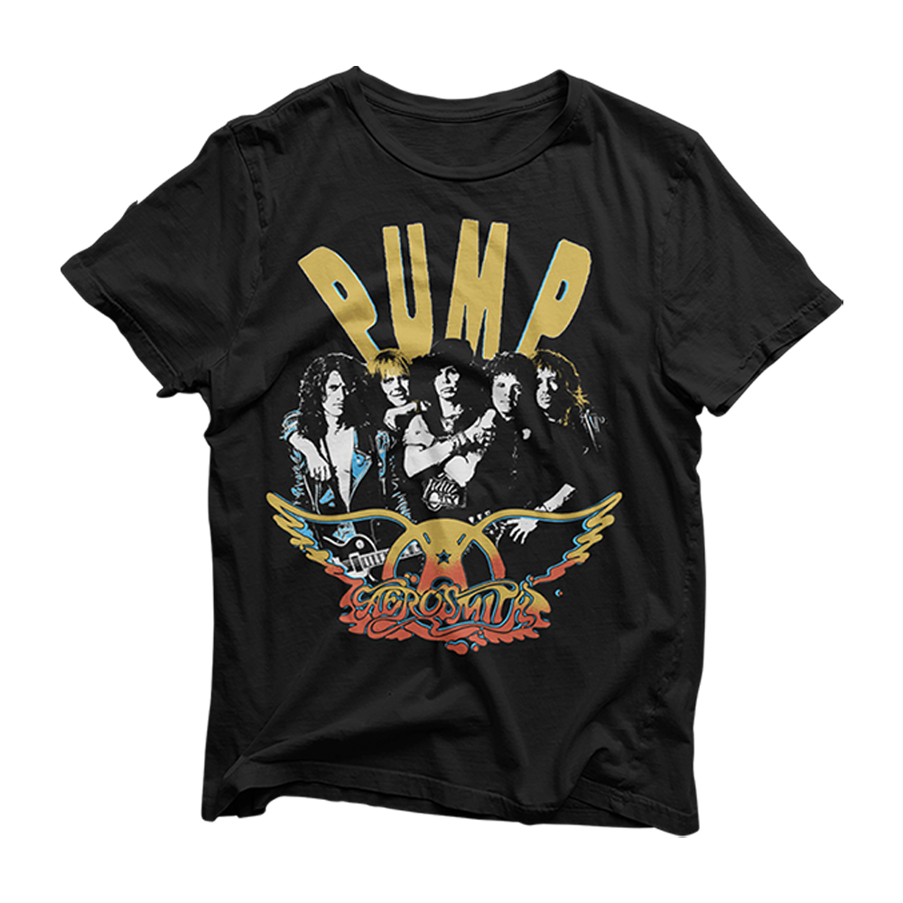 Pump Tracklist T-Shirt - Aerosmith Official Store