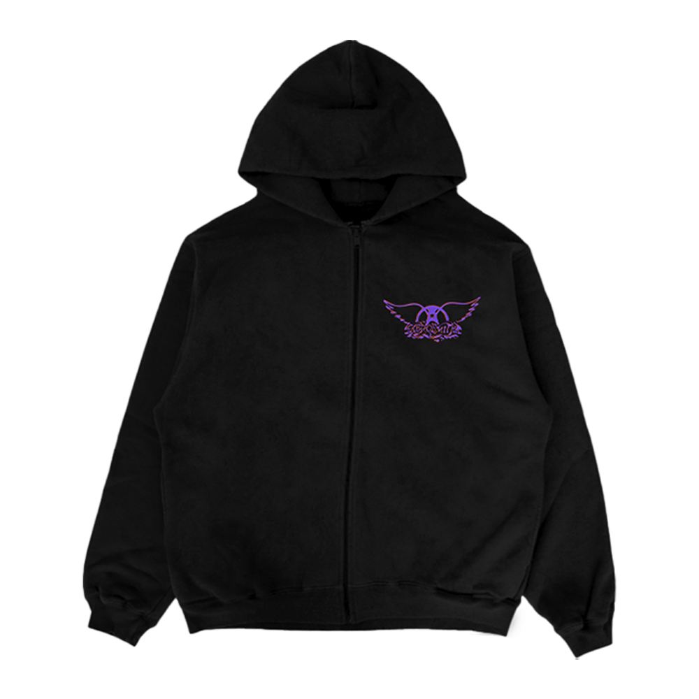 Pump Tour 1990 Zip Hoodie - Aerosmith Official Store Pump Tour 1990 Zip Hoodie - Aerosmith Official Store