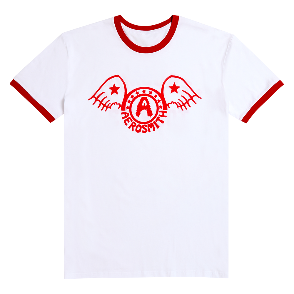 The Legendary Debut Ringer T-Shirt - Aerosmith Official Store