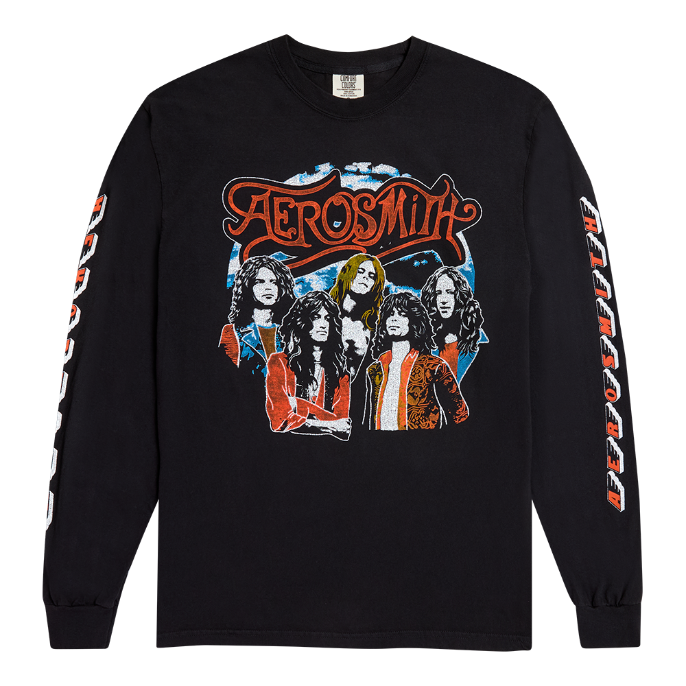 The Legendary Debut Tracklist Longsleeve - Aerosmith Official Store