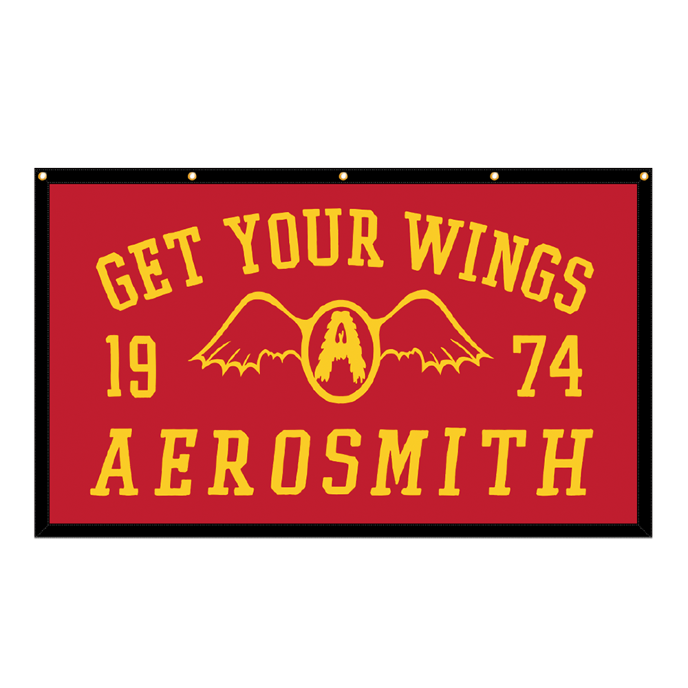 Get Your Wings Banner - Aerosmith Official Store