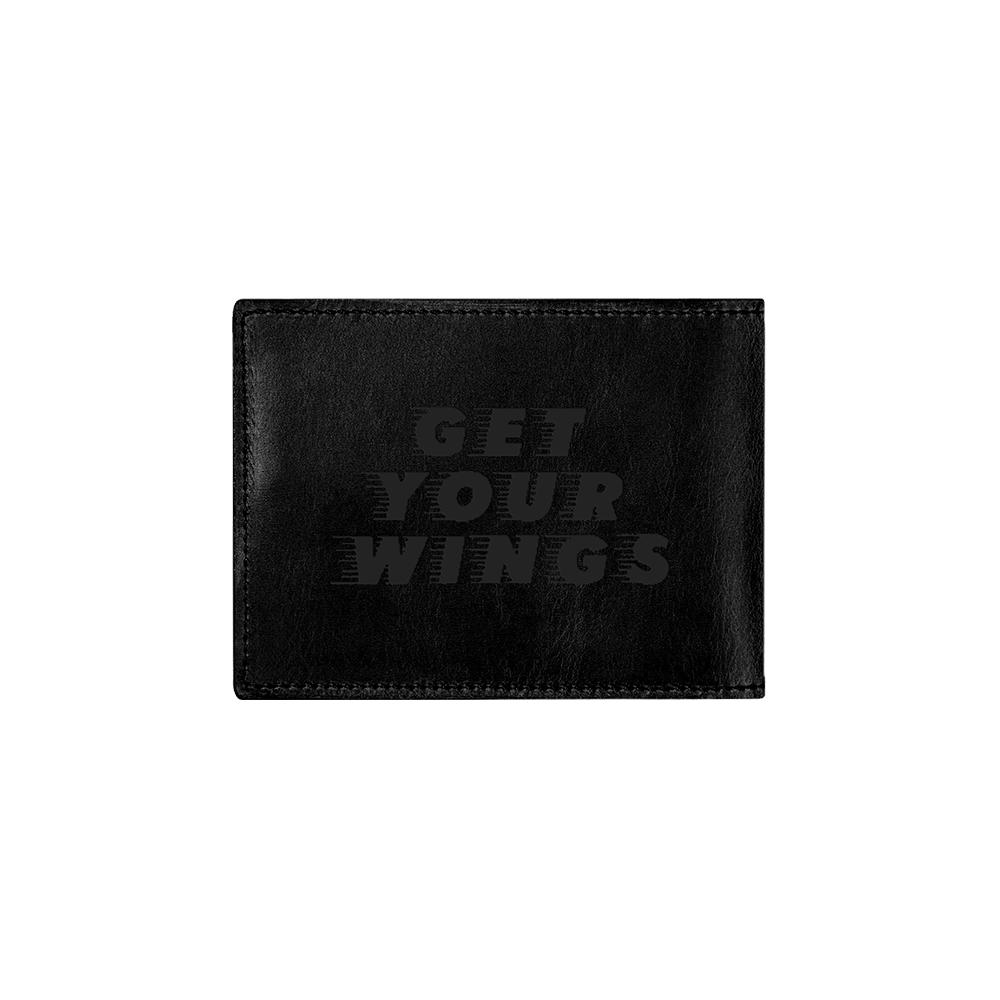 Get Your Wings Embossed Leather Wallet Back