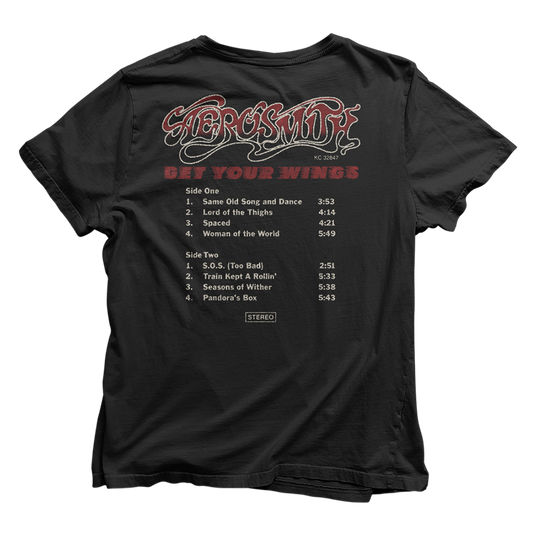 Get Your Wings Tracklist T-Shirt Back