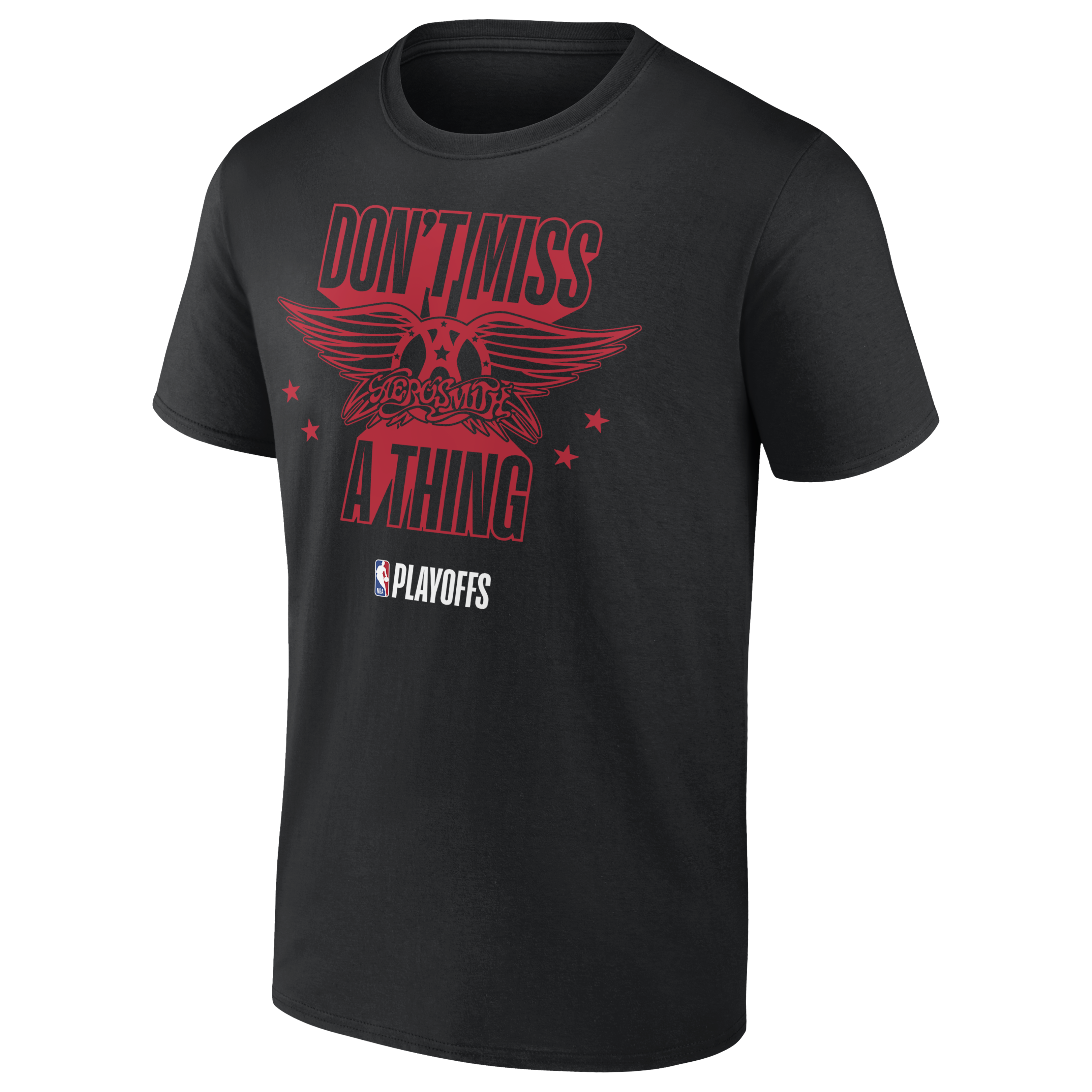 Limited Edition Aerosmith X Fanatics Playoff Shirt Front
