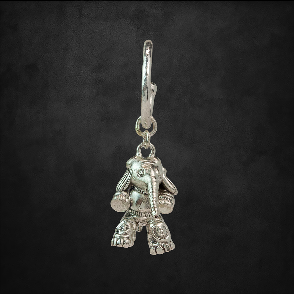 Mr. Trunk Hoop Earring