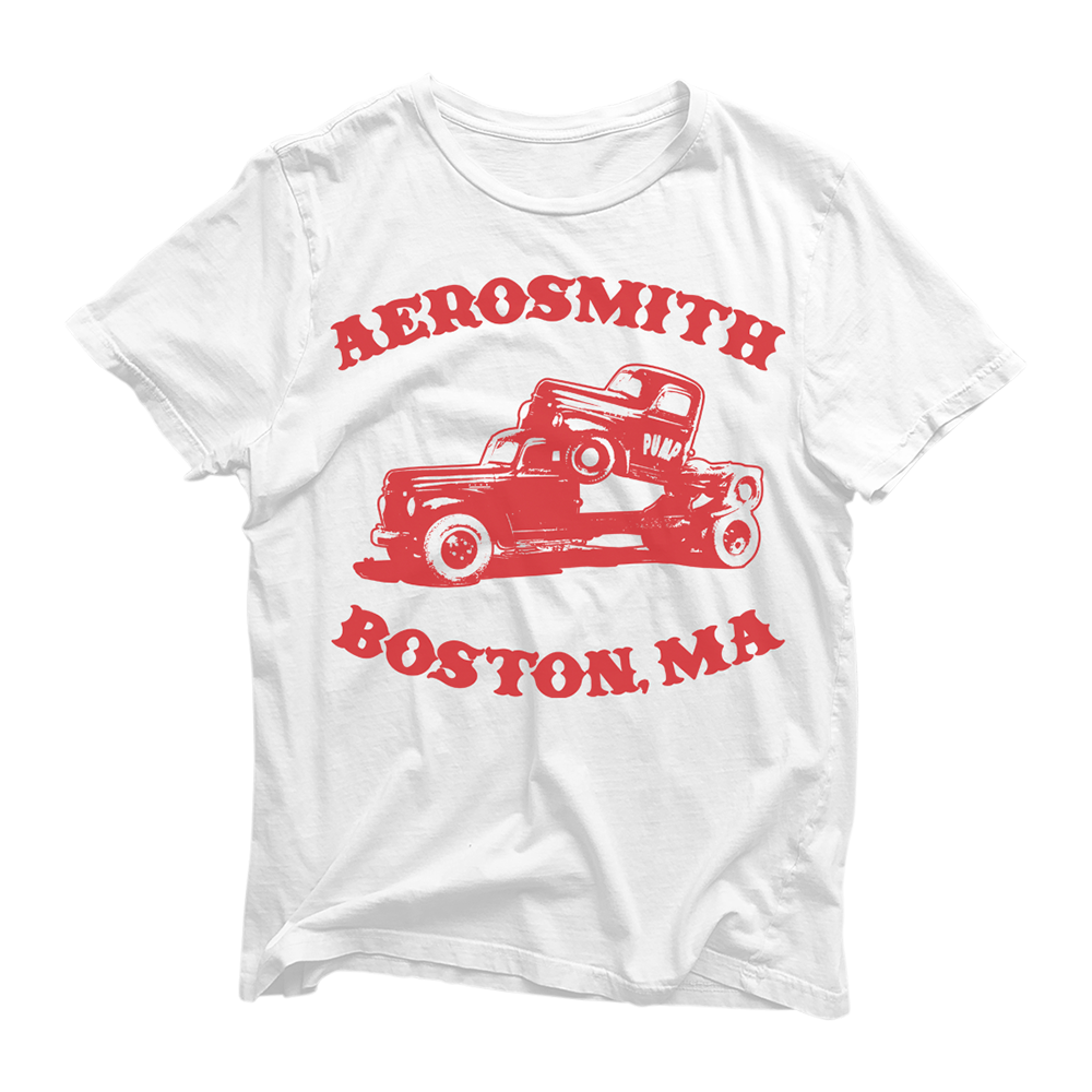 Boston, MA Pump T-Shirt - Aerosmith Official Store