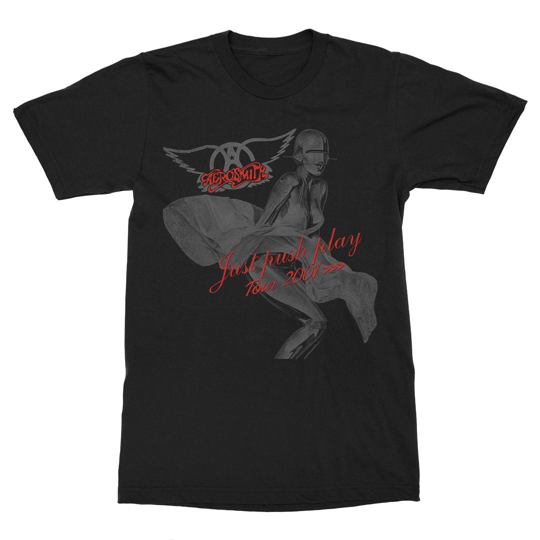 Aerosmith Just Push Play サイン入り Just Push Play Tour T-Shirt - Aerosmith Official Store