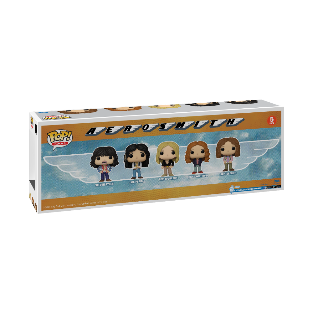 FUNKO POP! ROCKS: Aerosmith - 5PK - Back