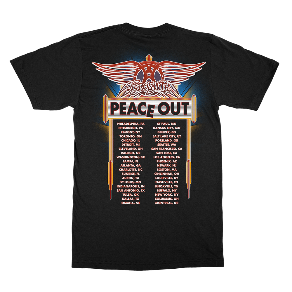 Peace Out Tour T-shirt Back