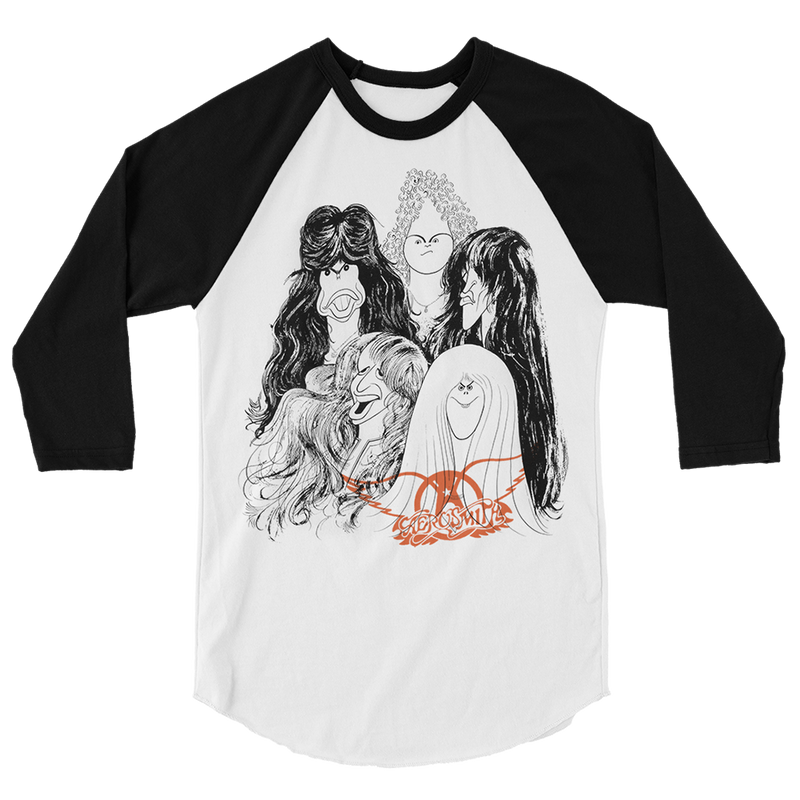 Draw The Line Raglan Aerosmith Official Store