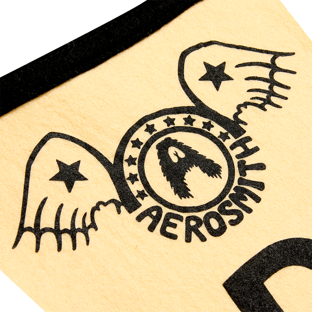 Aerosmith x Oxford Pennant - Dream On Pennant Detail 2