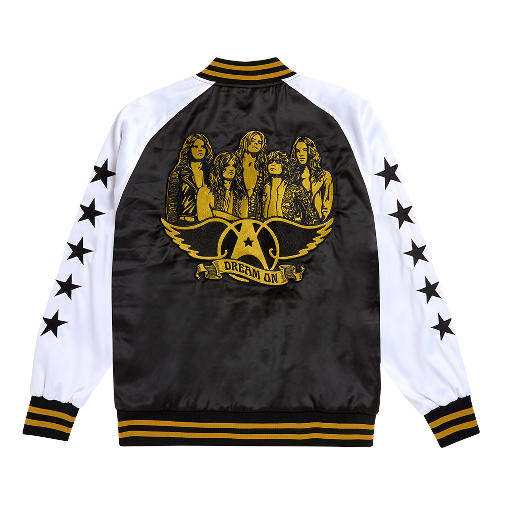 Aerosmith – Legendary Collector’s Edition Fanpack: 5LP Boxset + Satin Bomber Jacket - Jacket Back