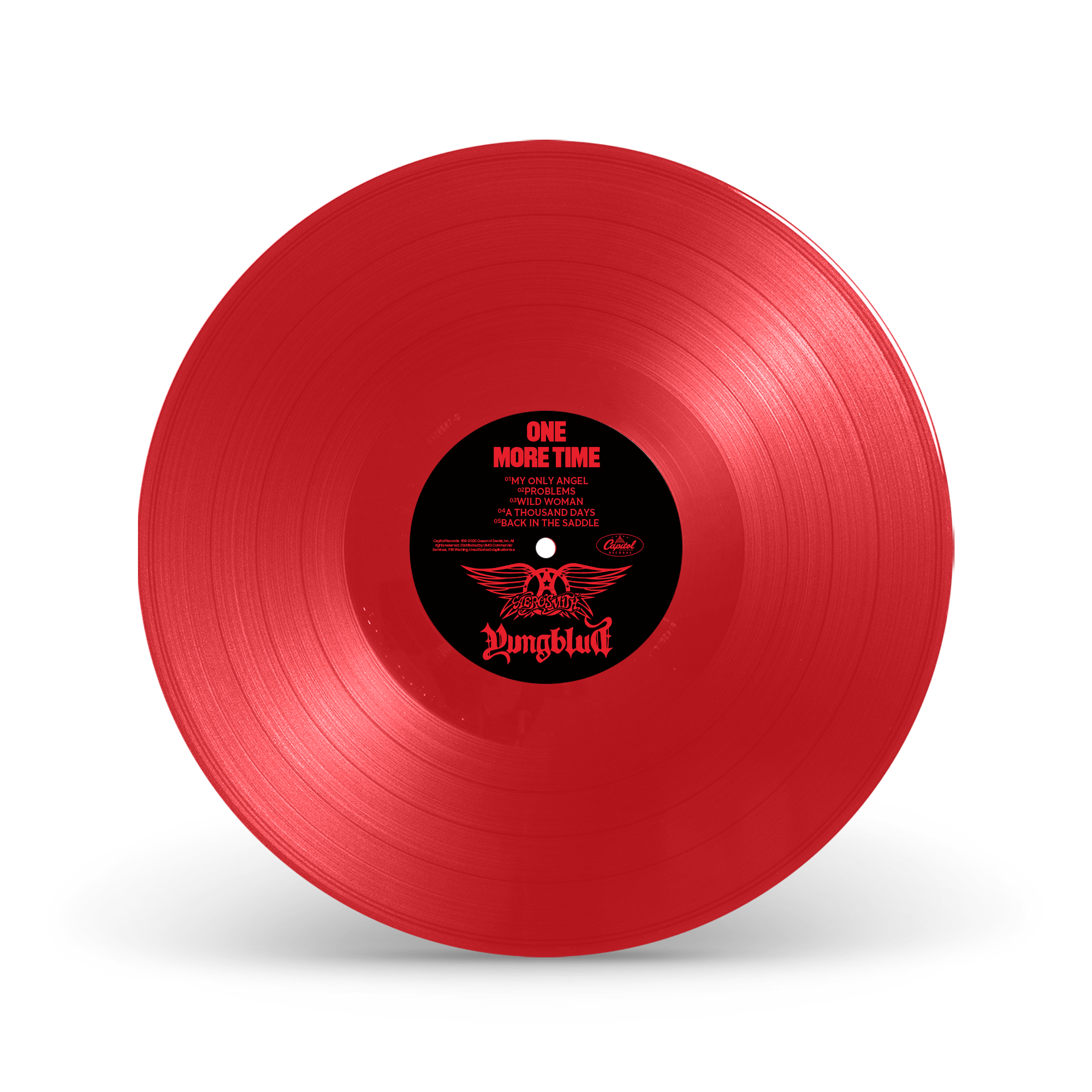 One More Time Red Vinyl (Aerosmith Store Exclusive) Disc A