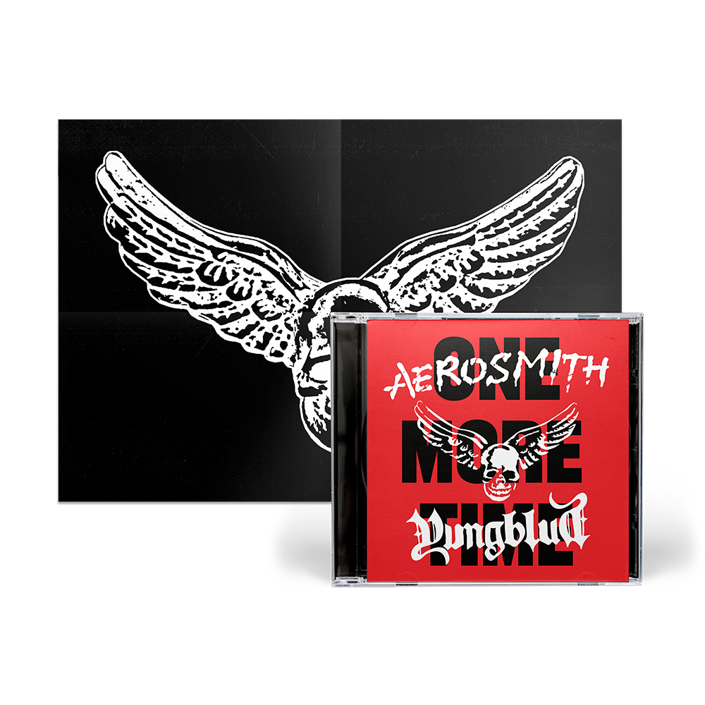 AEROSMITH & YUNGBLUD - ONE MORE TIME - SPRAY PAINT CD WITH POSTER
