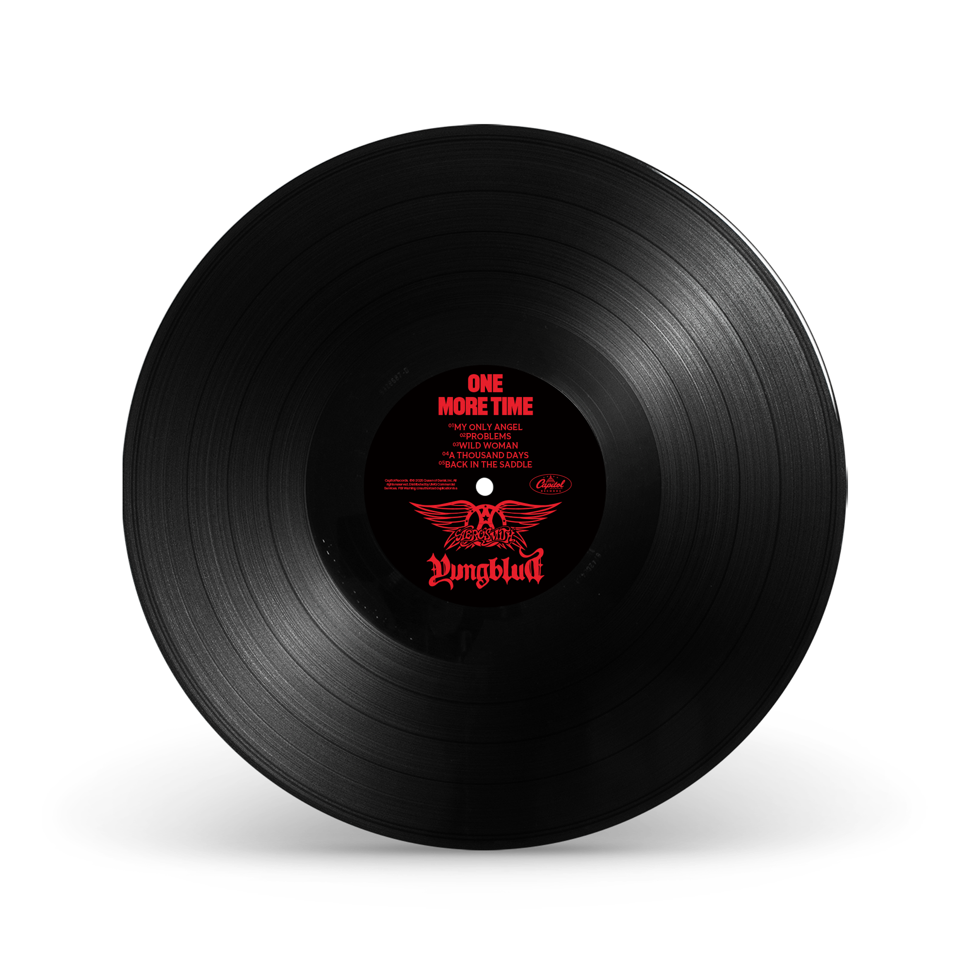 One More Time Black Vinyl Disc A