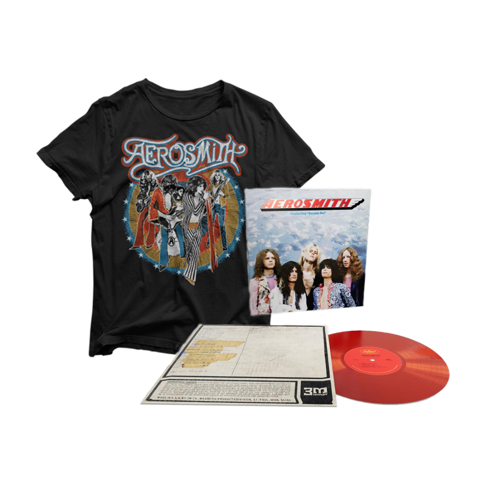 Aerosmith –  Limited Edition Fanpack: Translucent Red Vinyl  + T-Shirt