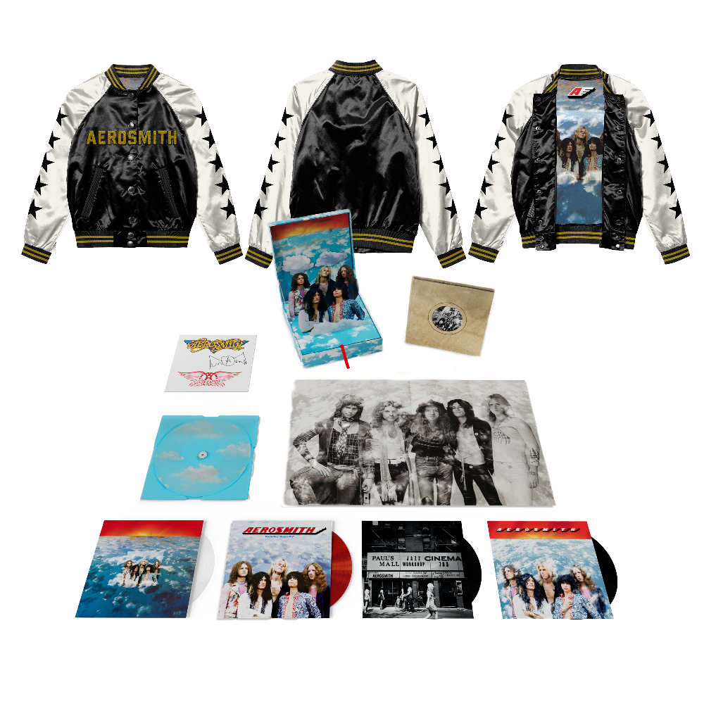 Aerosmith – Legendary Collector’s Edition Fanpack: 5LP Boxset + Satin Bomber Jacket