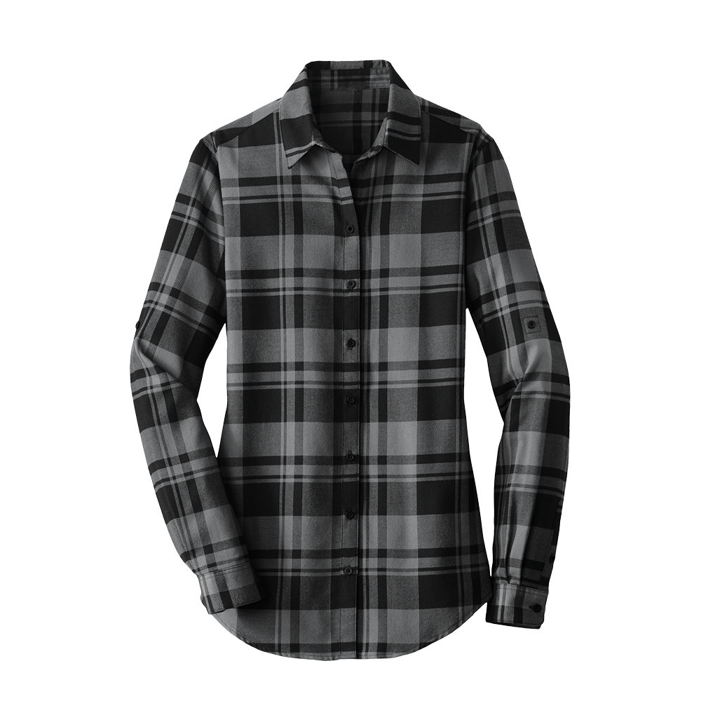 Lyrics Skull Flannel Tunic Front