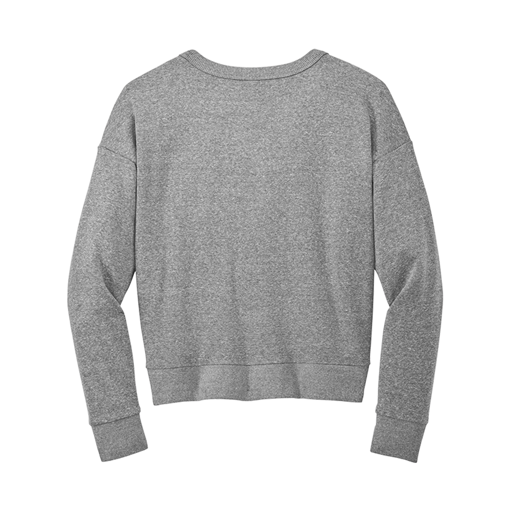 Grey Bling Fleece Top Back