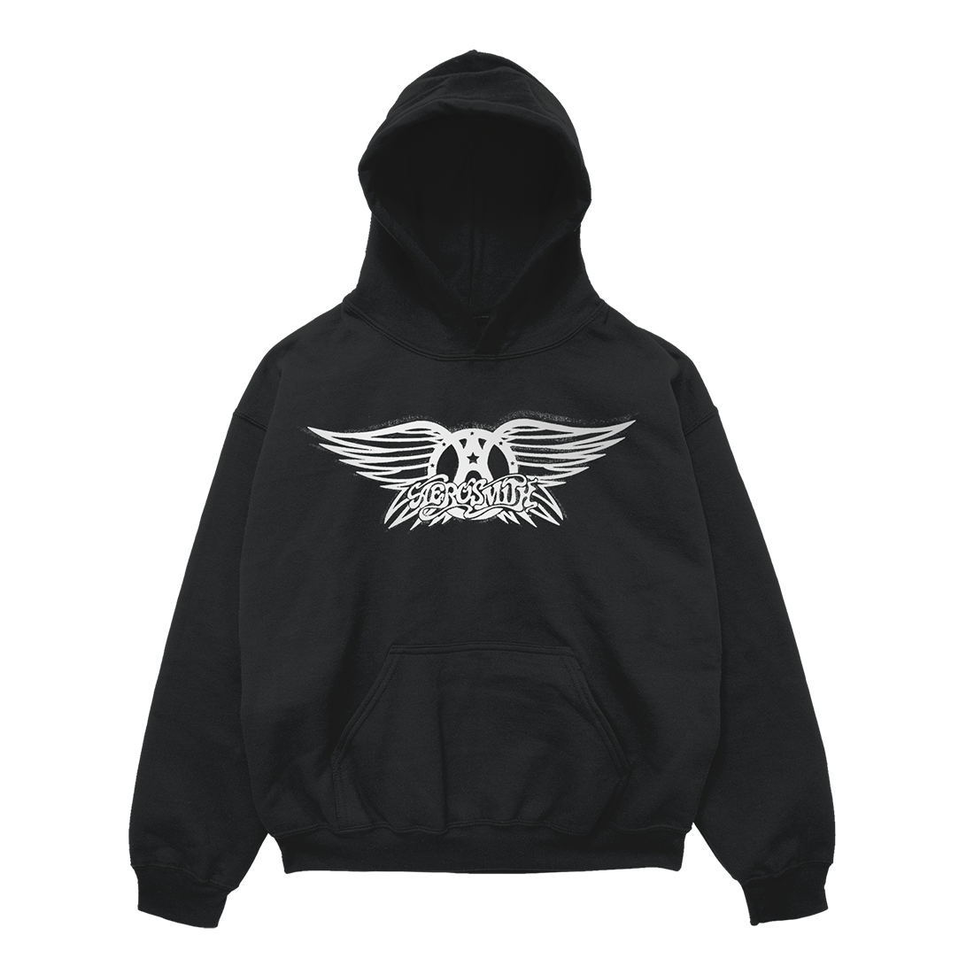 AEROSMITH & YUNGBLUD - One More Time Black Hoodie Front