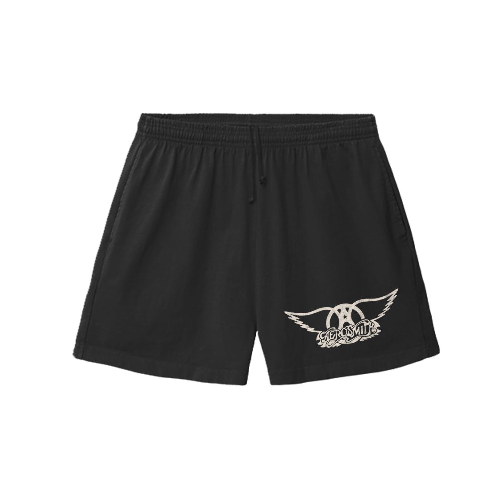 Wings Logo Black Shorts
