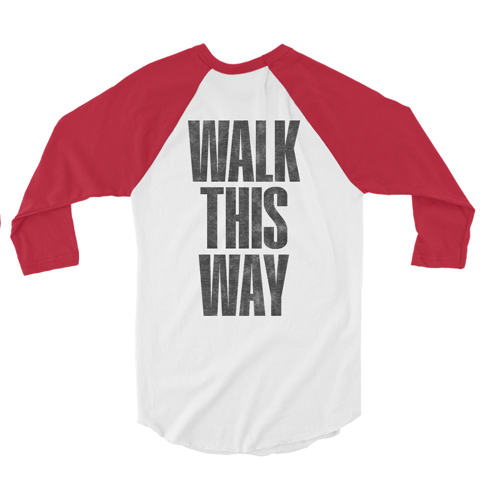 Aerosmith X RUN DMC Walk This Way Raglan Back