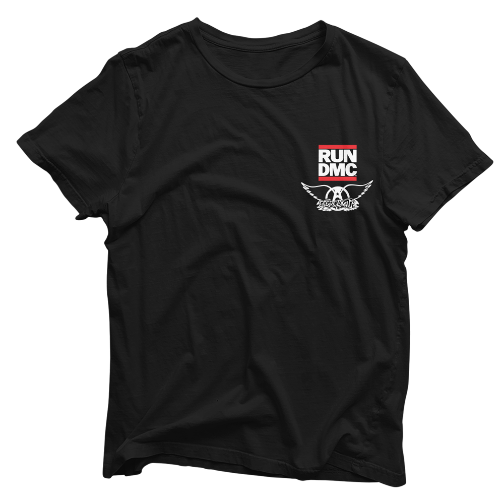 Aerosmith X RUN DMC Walk This Way Logo Tee Front