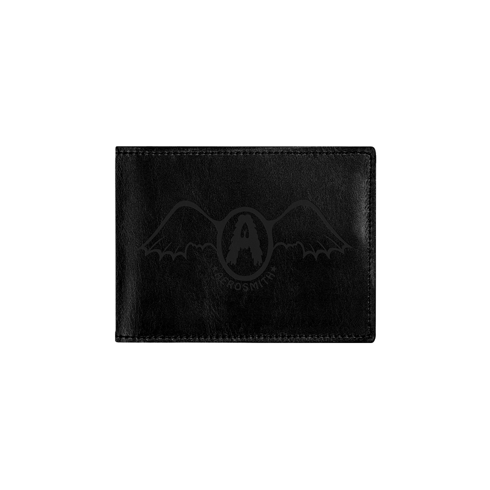 Get Your Wings Embossed Leather Wallet Front