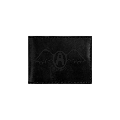 Get Your Wings Embossed Leather Wallet Front