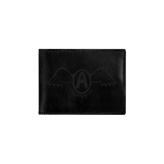 Get Your Wings Embossed Leather Wallet Front
