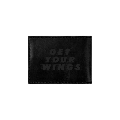Get Your Wings Embossed Leather Wallet Back