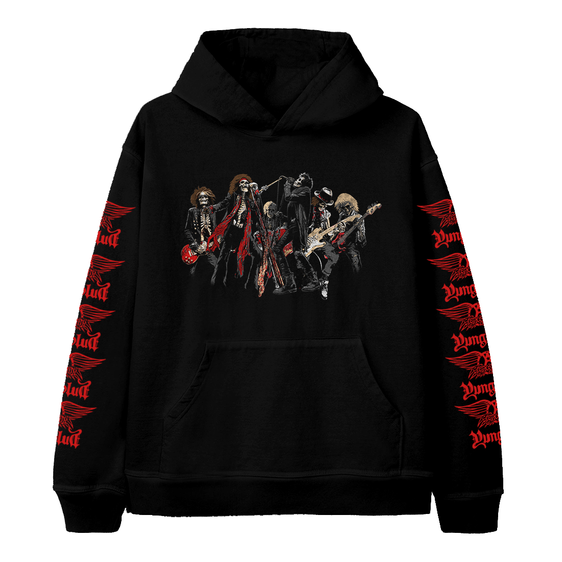 One More Time Skeleton Hoodie