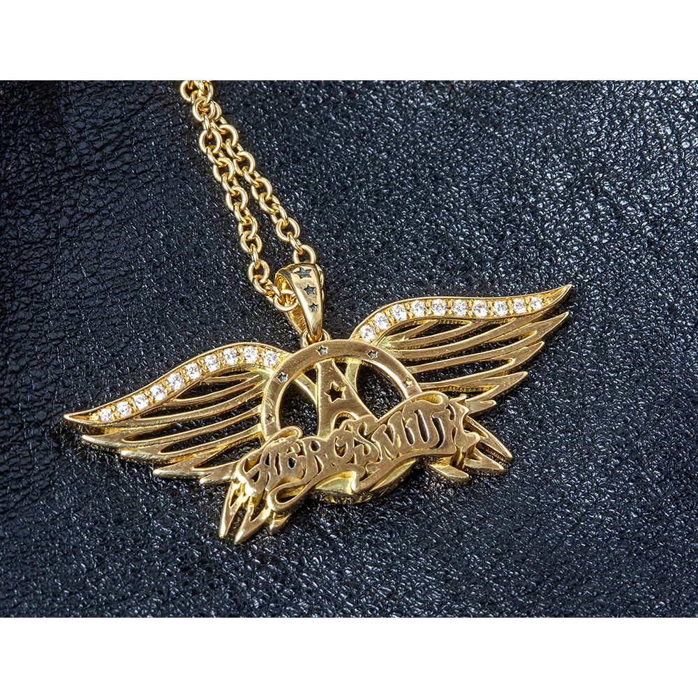 Golden Anniversary Wings Pendant Lifestyle