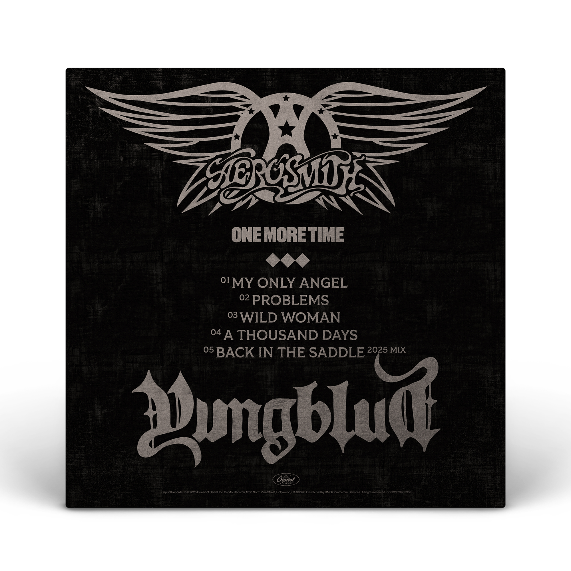 AEROSMITH & YUNGBLUD - One More Time Red Vinyl (Aerosmith Store AEROSMITH & YUNGBLUD - One More Time Red Vinyl (Aerosmith Store