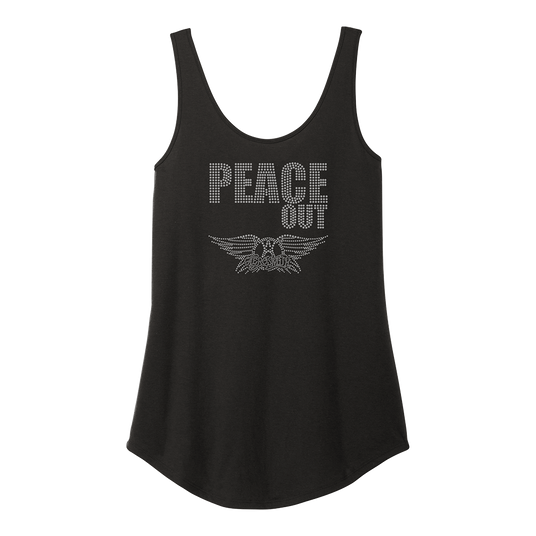 Peace Out Bling Tank