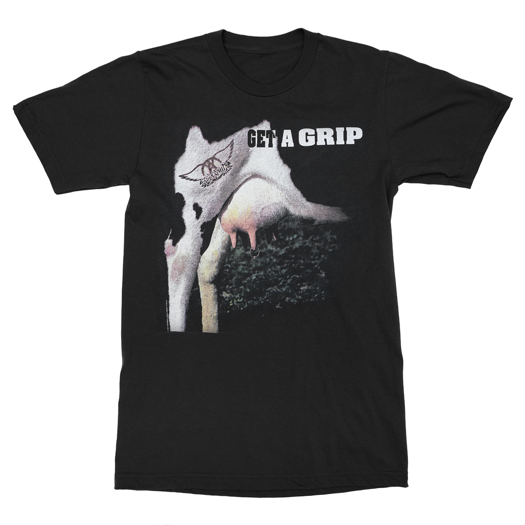 aerosmith GET A GRIP バンドTシャツ 黒AEROSMITH Get A Grip Tour T-Shirt - Aerosmith Official Store