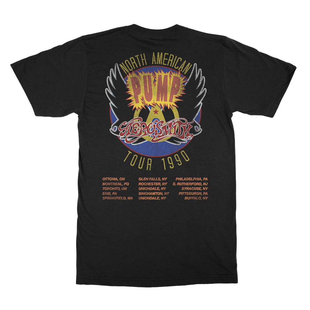 Pump North American Tour T-Shirt - Aerosmith Official Store Pump North American Tour T-Shirt - Aerosmith Official Store