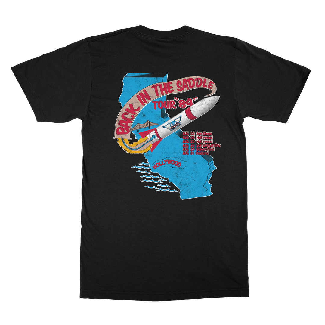Back In The Saddle Tour TShirt Aerosmith Official Store