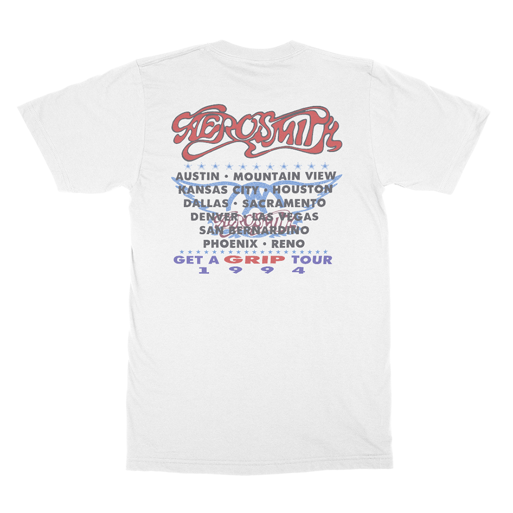 Get A Grip Tour 1994 T-Shirt - Aerosmith Official Store Get A Grip Tour 1994 T-Shirt - Aerosmith Official Store