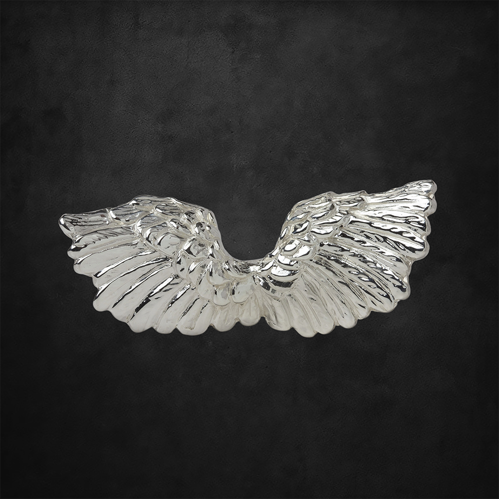 Angel of Mercy Ring Silver Front