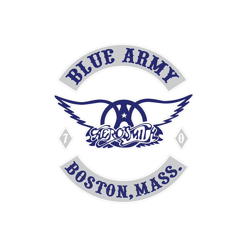 Blue Army Sticker