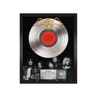 Personalized Get Your Wings Platinum Album Award