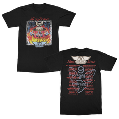 Nine Lives Tour T Shirt Aerosmith Official Store