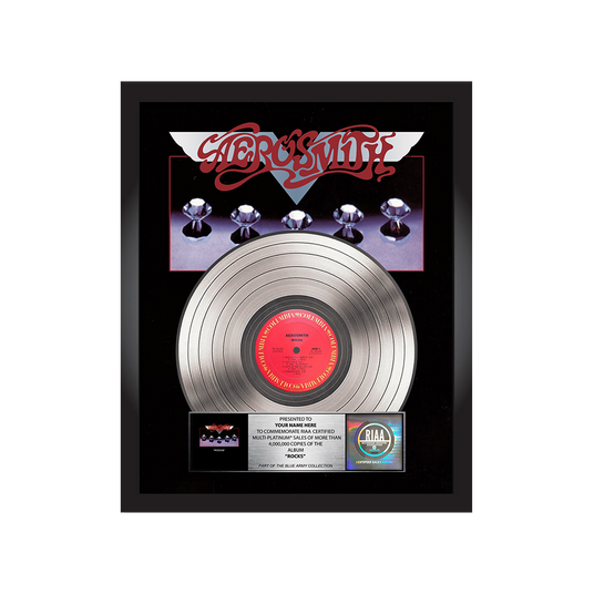 Personalized Rocks Platinum Album Award