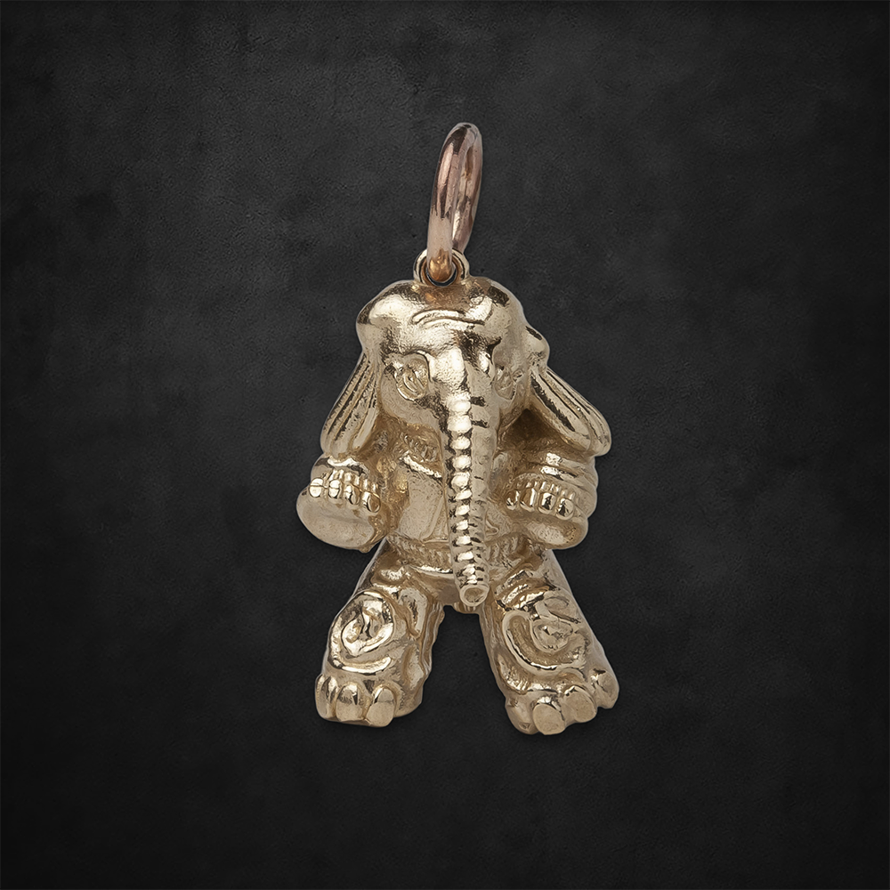 Mr. Trunk Charm Bronze